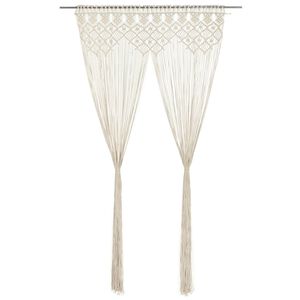 vidaXL Z&aacute;clona macrame 140x240 cm bavlna