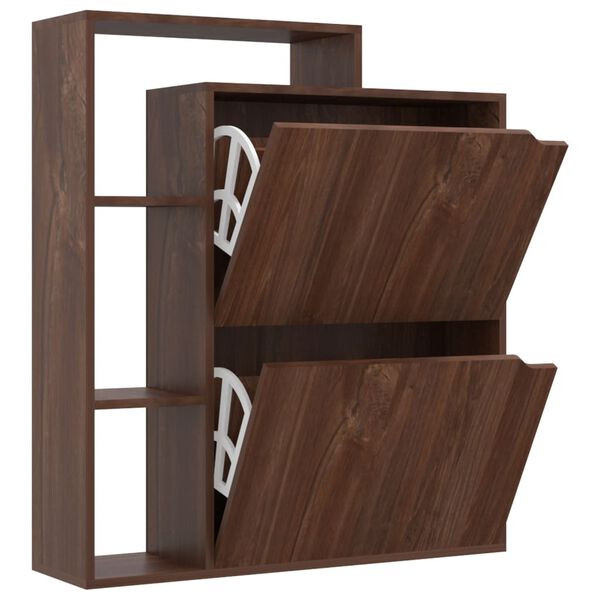 vidaXL Botn&iacute;k hned&yacute; dub 79,5x24x90,5 cm drevotrieska