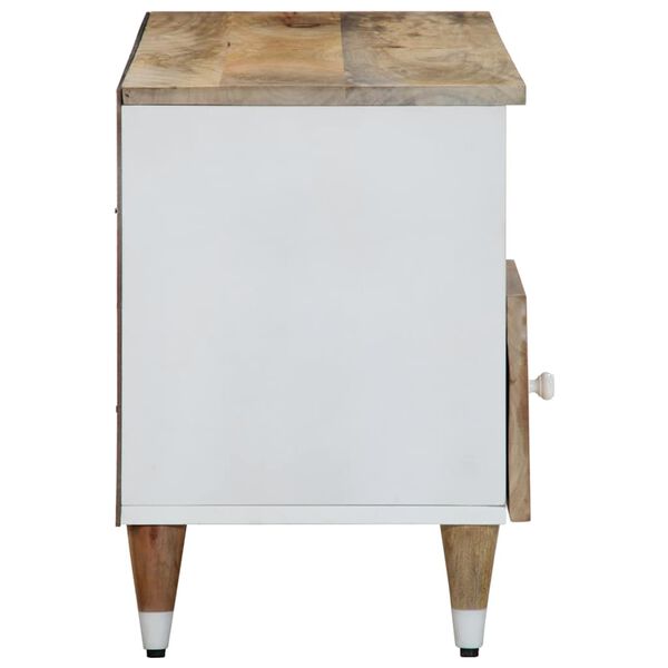 VidaXL TV skrinka 100x33,5x46 cm Masívne drevo Mango