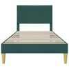 vidaXL R&aacute;m postele s čelnou doskou Tmavozelen&aacute; 80 x 200 cm l&aacute;tka