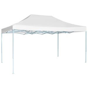 vidaXL Skladac&iacute; p&aacute;rty stan 3x4,5 m, biely