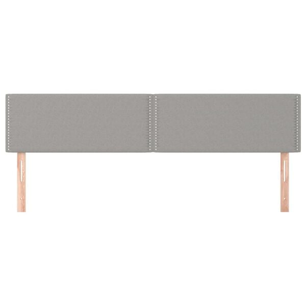 vidaXL Čel&aacute; postele 2 ks bledosiv&eacute; 90x5x78/88 cm l&aacute;tka