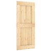 vidaXL Posuvn&eacute; dvere NARVIK Pr&iacute;rodn&aacute; a čierna 90 x 210 cm (213,5 cm)