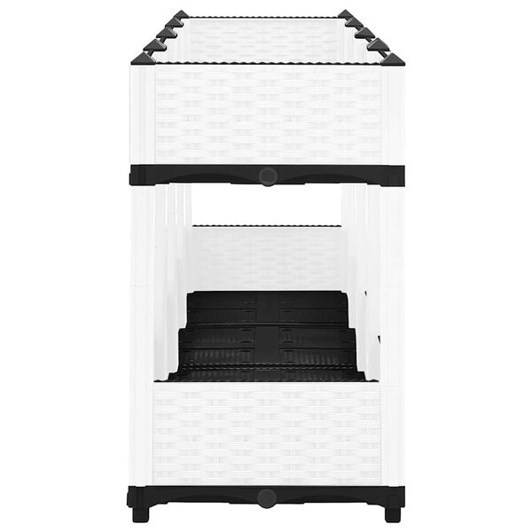 vidaXL Vyv&yacute;&scaron;en&yacute; z&aacute;hon 160x40x71 cm polypropyl&eacute;n