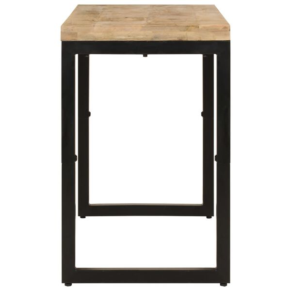 vidaXL Jedálenský stôl 110x50x76 cm masívne mangovníkové drevo