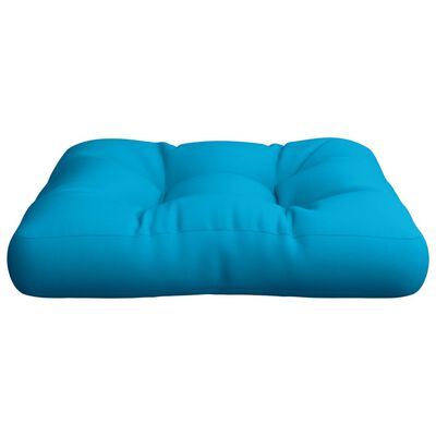 vidaXL Podložka na paletový nábytok, modrá, látka