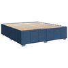 vidaXL Boxspring posteľ s matracom modr&aacute; 200x200 cm l&aacute;tka