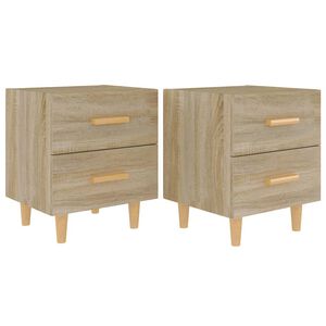 vidaXL Nočn&eacute; stol&iacute;ky 2 ks dub sonoma 40x35x47,5 cm