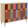 vidaXL Serv&iacute;rovacia skriňa ESSEN Sonoma 102 x 33 x 75 cm