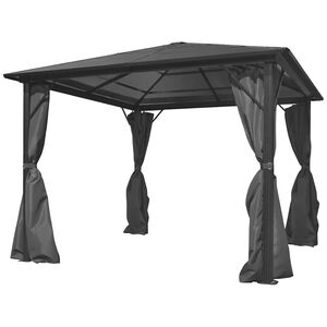 vidaXL Alt&aacute;nok so z&aacute;vesmi, antracitov&yacute;, hlin&iacute;kov&yacute; 300x300 cm
