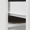 vidaXL Highboard White 37,5x35x180 cm Kon&scaron;trukt&eacute;rske drevo