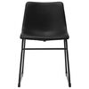 vidaXL Jed&aacute;lensk&aacute; stolička, čierna, umel&aacute; koža