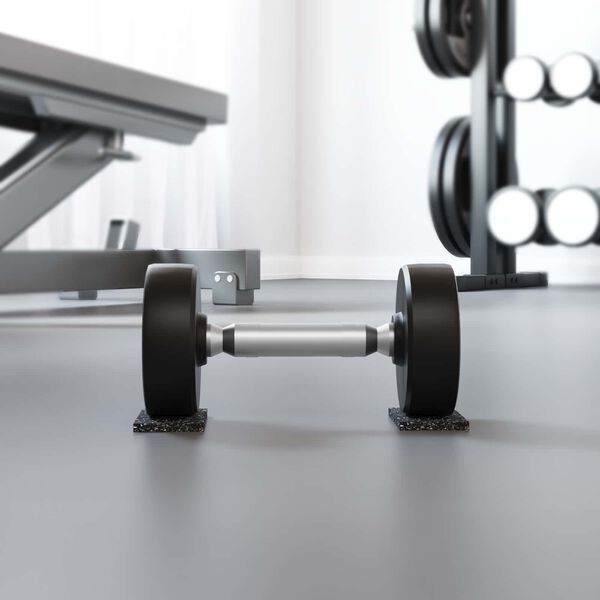 vidaXL Gumen&aacute; valec Čierna Guma