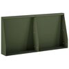 vidaXL Oporn&yacute; m&uacute;r 2 ks 40 x 12 x 40 cm Oceľ Olivovo zelen&aacute;