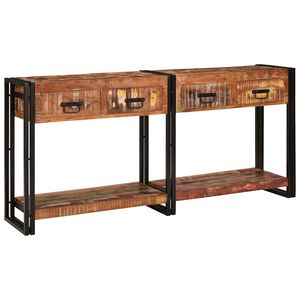vidaXL Konzolov&eacute; stol&iacute;ky 2 ks Viacfarebn&yacute; 161 x 33 x 75 cm