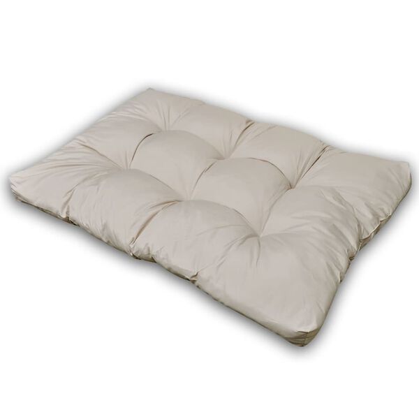 41516 vidaXL Set of 13 Back / Seat Cushions for Pallet Lounge Set Sand White