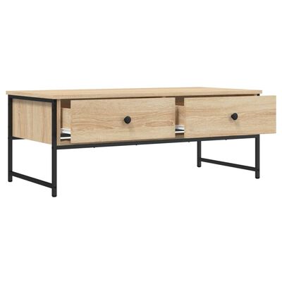 vidaXL Konferenčný stolík dub sonoma 101x49x39,5 cm kompozitné drevo