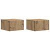 vidaXL N&aacute;stenn&aacute; nočn&aacute; skrinka 2 pcs Dub artisan 49 x 34,5 x 20 cm