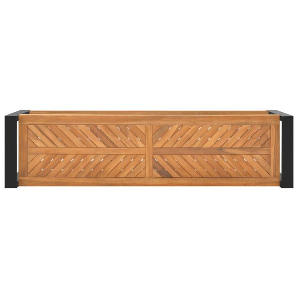 vidaXL Lavička 120 cm teakov&yacute; mas&iacute;v