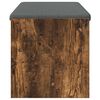 vidaXL Predsieňov&aacute; lavica s vank&uacute;&scaron;om Dymov&aacute; dub 103 x 38 x 40 cm