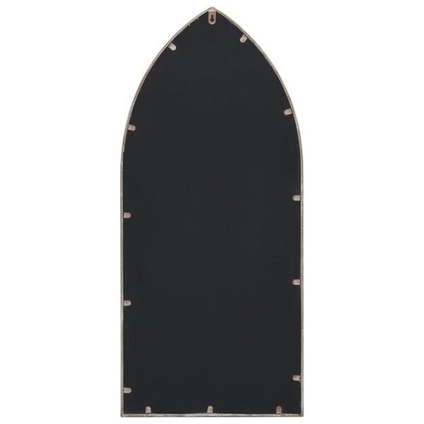 vidaXL Záhradné zrkadlo pieskové 100x45 cm exteriérové železo