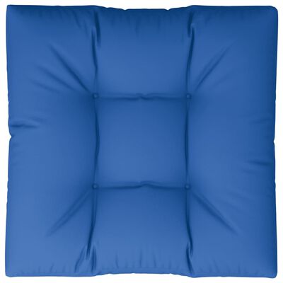 vidaXL Podložka na paletový nábytok, kráľovsky modrá 70x70x12cm, látka