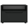 TV Skrinka vidaXL "VISNES" Čierna 60x40x38 cm Konštruktérske drevo