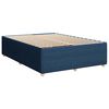 vidaXL Posteľn&yacute; r&aacute;m boxspring s matracom modr&yacute; 140x200 cm l&aacute;tka