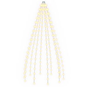 vidaXL Svetielka na vianočn&yacute; stromček 180 LED Tepl&aacute; biela 180 cm