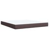 vidaXL Boxspring posteľ s matracom tmavohned&aacute; 180x200 cm l&aacute;tka