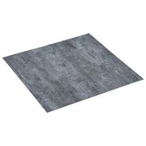 vidaXL Samo-lepiace podlahov&eacute; dosky &Scaron;ed&yacute; mramor 30,5 x 30,5 cm 20 ks
