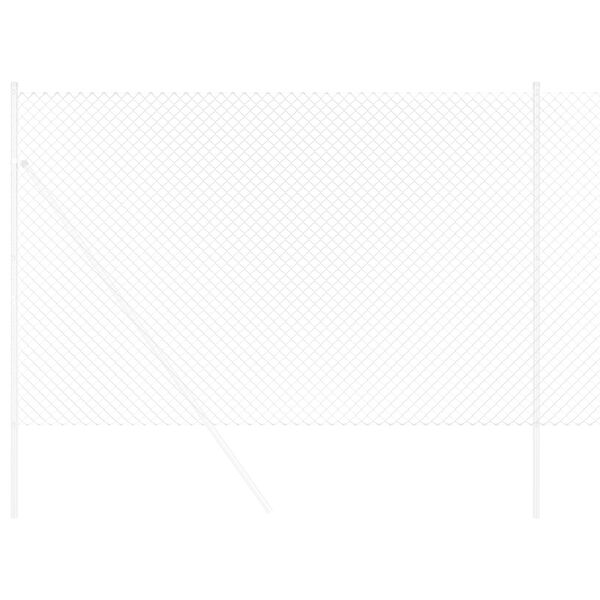 vidaXL Reťazov&yacute; plot Strieborn&aacute; 10 x 1,6 m Pozinkovan&aacute; oceľ