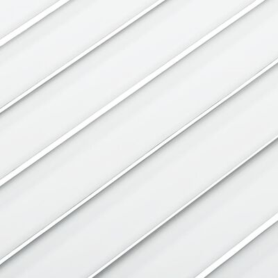 vidaXL Lamelové dvierka na skrinku 4 ks, biele 61,5x59,4 cm, borovica