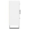 vidaXL Komoda biela 69,5x34x90 cm kompozitn&eacute; drevo