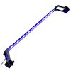 vidaXL LED svetlo do akv&aacute;ria so svorkami 75-90 cm modr&aacute; a biela