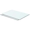 vidaXL Poličky 2 ks panel z priehľadn&eacute;ho skla 50x30 cm