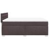 vidaXL Boxspring posteľ s matracom tmavohned&aacute; 140x190 cm l&aacute;tka
