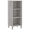 vidaXL Komoda siv&yacute; dub sonoma 34,5x32,5x90 cm kompozitn&eacute; drevo