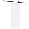 vidaXL Posuvn&eacute; dvere ORKDAL Biela 83 x 202 cm Borovicov&yacute; mas&iacute;v