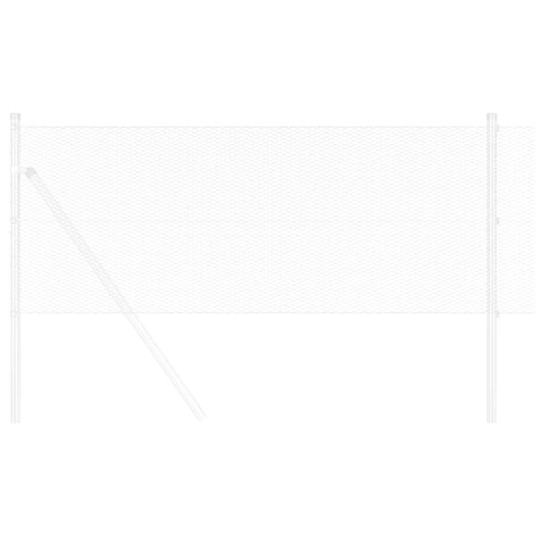 vidaXL Hexagon&aacute;lny plot Strieborn&aacute; 0,4 x 50 m Pozinkovan&aacute; oceľ