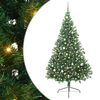 vidaXL Umel&yacute; predsvieten&yacute; vianočn&yacute; stromček Zelen&aacute; 240 cm PVC