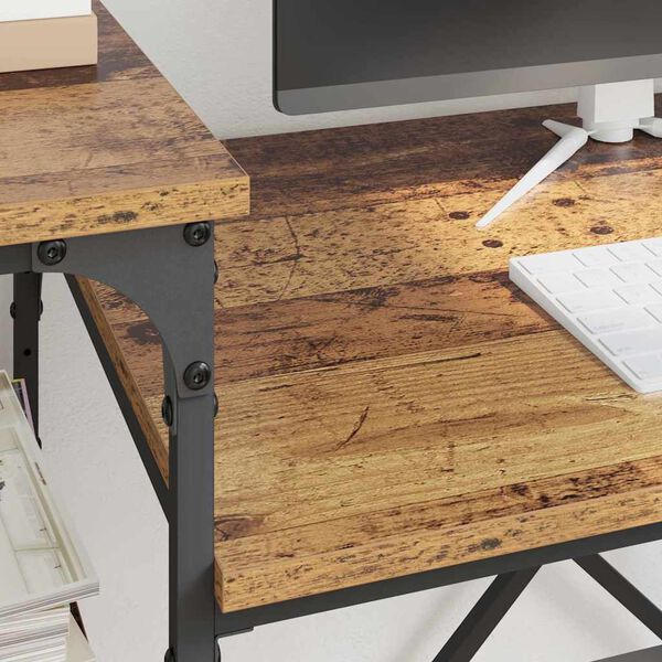 vidaXL St&ocirc;l Star&eacute; drevo 135 x 50 x 90 cm Kompozitn&eacute; drevo