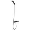 vidaXL Súprava sprchovej hlavice Čierna G 1 / 2 palca