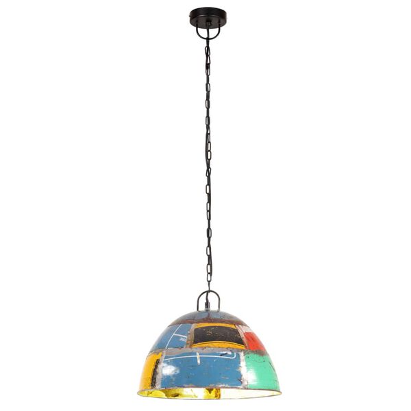 vidaXL Industri&aacute;lna vintage z&aacute;vesn&aacute; lampa 25 W, farebn&aacute; 41 cm E27