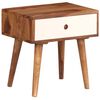 vidaXL Nočn&yacute; stol&iacute;k 45x30x45 cm mas&iacute;vne ak&aacute;ciaov&eacute; drevo