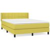 vidaXL Boxspring posteľ s matracom zelen&aacute; 140x190 cm l&aacute;tka