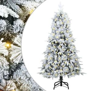 vidaXL Umel&yacute; Skl&aacute;pac&iacute; Vianočn&yacute; Stromček Zelen&aacute; 120 cm PE a PVC