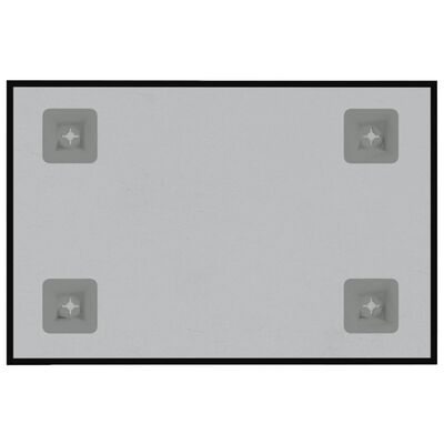 vidaXL Nástenná magnetická tabuľa čierna 40x30 cm tvrdené sklo