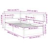 vidaXL Posteľ s knižnicou bez matraca biela 90x200 cm borovicov&yacute; mas&iacute;v