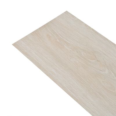 vidaXL Samolepiace podlahové dosky z PVC 2,51m² 2mm dub klasický biely